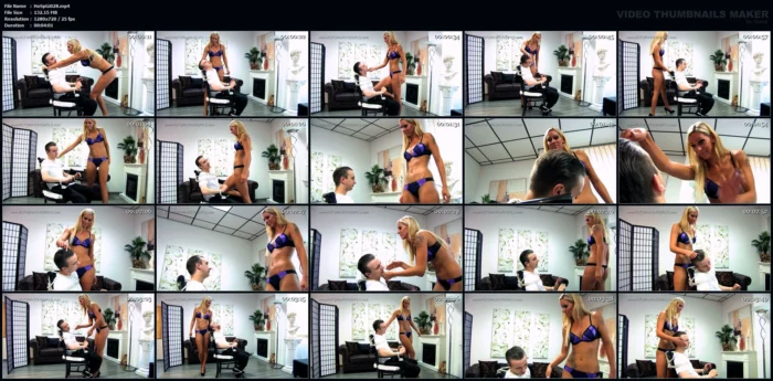 Bound And Helpless - Hard Slaps - HOT SPANKING GIRLS / BOSS GIRLS PRODUCTIONS - MP4