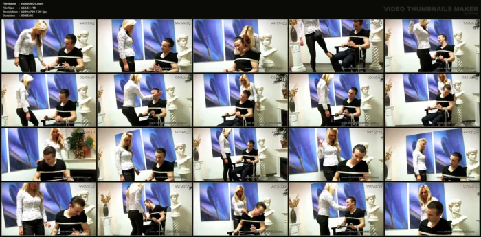 Bound And Punished With Face Slaps - HOT SPANKING GIRLS / BOSS GIRLS PRODUCTIONS - MP4