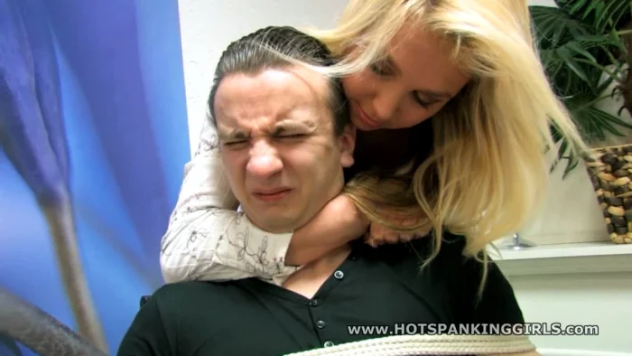 Bound And Punished With Face Slaps - HOT SPANKING GIRLS / BOSS GIRLS PRODUCTIONS - MP4
