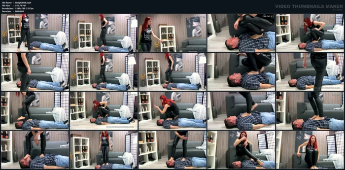Faceslapping With Her Feet - HOT SPANKING GIRLS / BOSS GIRLS PRODUCTIONS - MP4