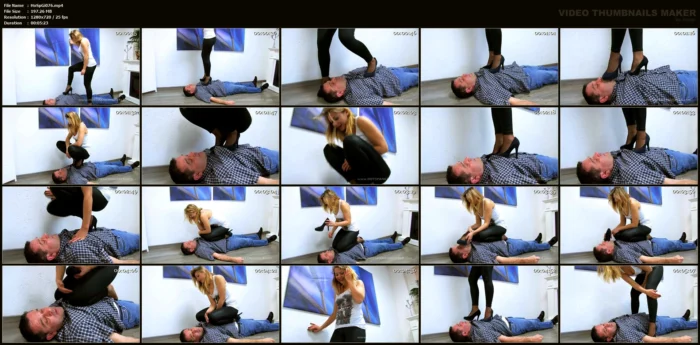 Hard Faceslaps And Trampling In High Heels - HOT SPANKING GIRLS / BOSS GIRLS PRODUCTIONS - MP4