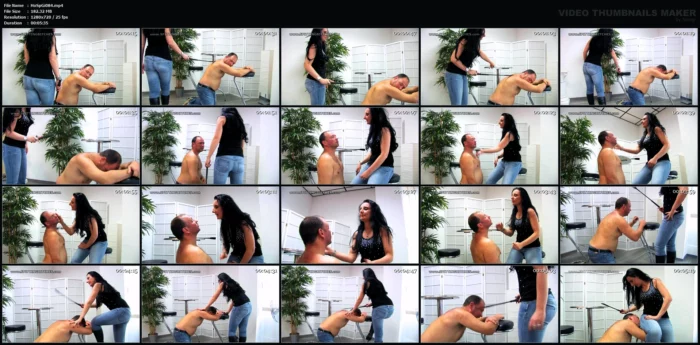 Hard Strokes With The Crop And Extreme Faceslapping - HOT SPANKING GIRLS / BOSS GIRLS PRODUCTIONS - MP4