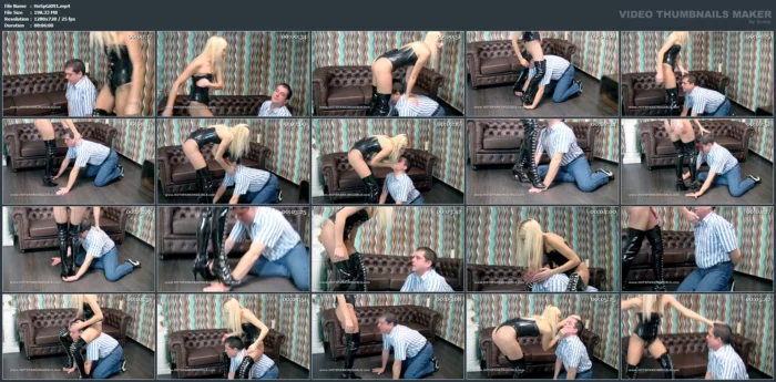 His Pain Is Her Pleasure - HOT SPANKING GIRLS / BOSS GIRLS PRODUCTIONS - MP4