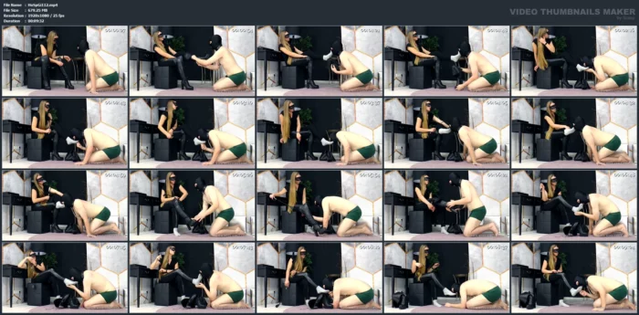 Lady Nora - Beatings Make It Difficult For Him To Enjoy The Scent - HOT SPANKING GIRLS / BOSS GIRLS PRODUCTIONS - MP4