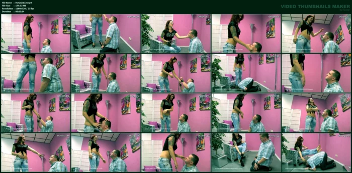 Mercedes Is Slapping His Face - HOT SPANKING GIRLS / BOSS GIRLS PRODUCTIONS - MP4
