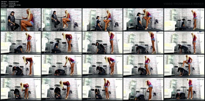 Mistress Roxana - The Slave Is Taught More Decency - HOT SPANKING GIRLS / BOSS GIRLS PRODUCTIONS - MP4