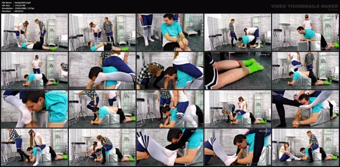 Queen Hanna And Lady Nora - Beatings And Foot Humiliation - HOT SPANKING GIRLS / BOSS GIRLS PRODUCTIONS - MP4