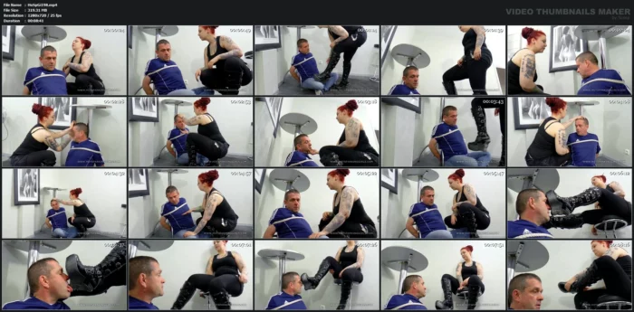 Slappings Into His Shitface - HOT SPANKING GIRLS / BOSS GIRLS PRODUCTIONS - MP4