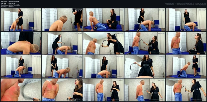 Strong Lashes - Over And Over Again! - Mistress Anfisa - HOT SPANKING GIRLS / BOSS GIRLS PRODUCTIONS - MP4