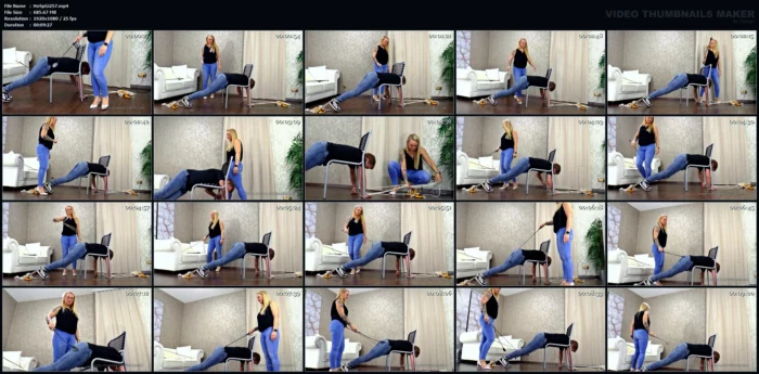 Whip, Crop, Cane - Which Hurts More?! - Mistress Jane - HOT SPANKING GIRLS / BOSS GIRLS PRODUCTIONS - MP4