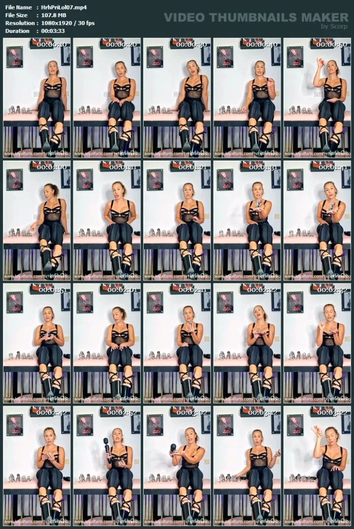 A Whole Month Of Being Denied And Tormented - HRH PRINCESS LOLA - MP4