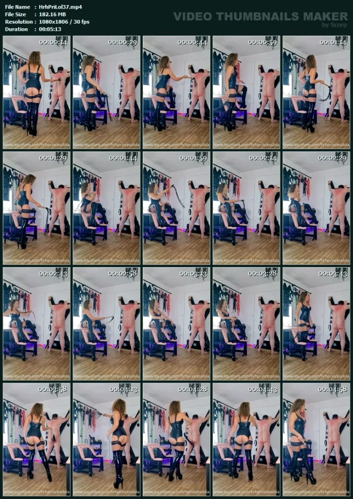 Hes Such A Pain Slut And Will Take Whatever I Give To Him! - HRH PRINCESS LOLA - MP4