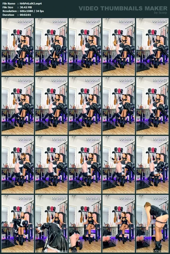 It Was Time To Punish My Pathetic Little Idiot With Some Otk Spanking! - HRH PRINCESS LOLA - MP4