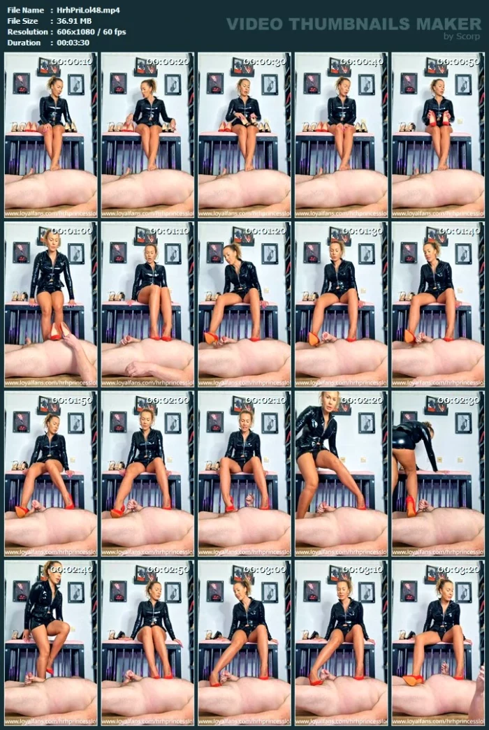 My Doormat Slave No Longer Has The Privilege Of Having Pleasure - HRH PRINCESS LOLA - MP4