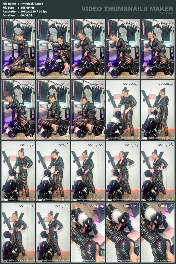 Slave B Must Worship My Strapon To Prepare Him For Real Cock Very Soon - HRH PRINCESS LOLA - MP4