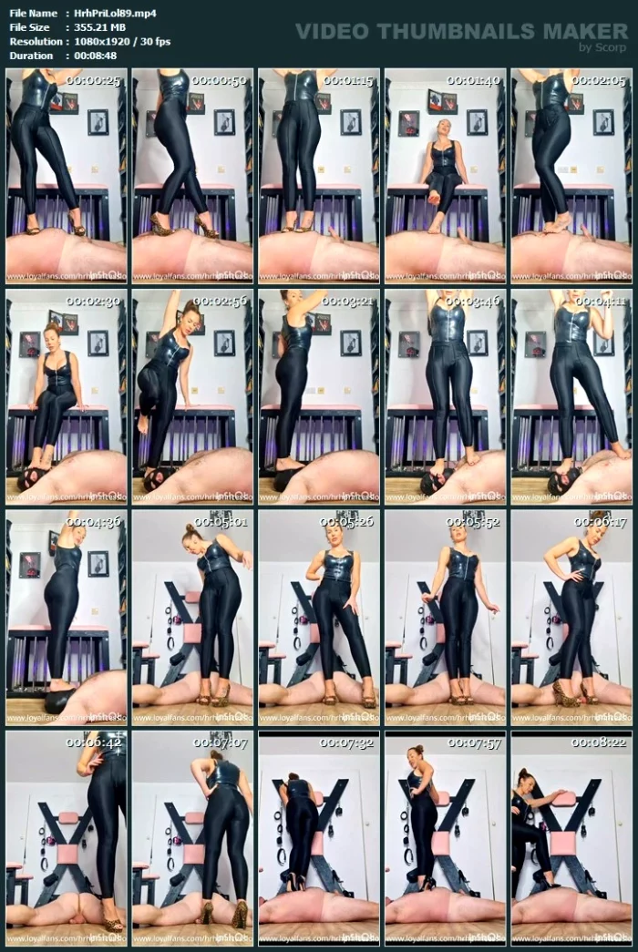 Trampling My Doormat Slave - HRH PRINCESS LOLA - MP4