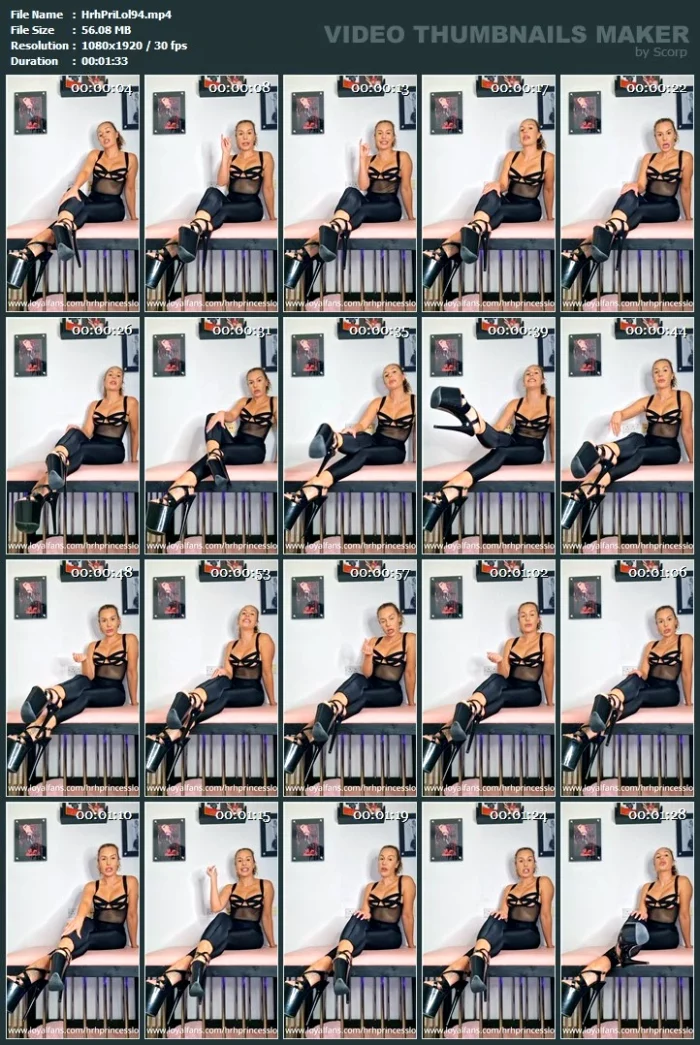 Your Tiny Little Pindick Is Of No Use To Me - HRH PRINCESS LOLA - MP4