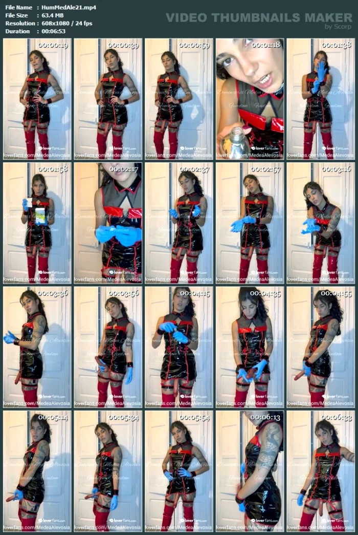 The Procedure Will Be Necessary For Your Recovery And Well-Being - HUMILLATRIX MEDEA / MISTRESS MEDEA ALEVOSIA - MP4