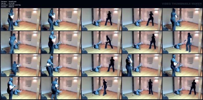 Bastinado With Rubber Truncheon & Tonfa - INMATE FETLIFE - MP4