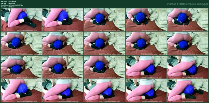 Head Sitting And Sock Worship. Amateur Couple - JOZI - MP4