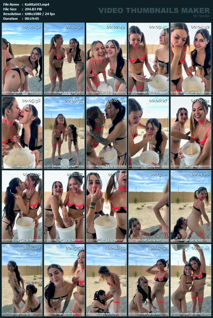 Outdoor Puke Fun With Darryl Dowe! - KAITLYN KATSAROS - MP4