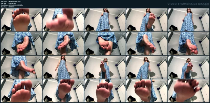 Be My Foot Slave! - KATHRYNNE FEET GODDESS / MISS KATRIN - MP4
