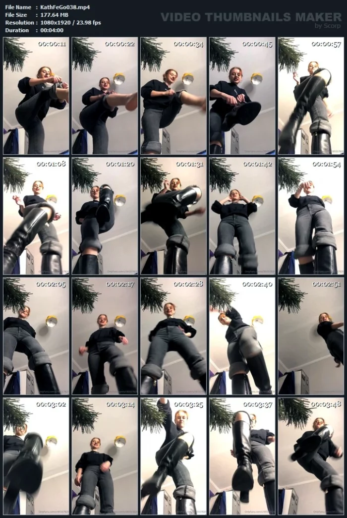 Crush Your Face With Humiliation! - KATHRYNNE FEET GODDESS / MISS KATRIN - MP4