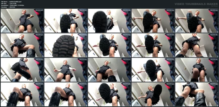 Giantess Fantasies! - KATHRYNNE FEET GODDESS / MISS KATRIN - MP4