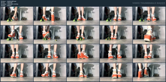 Giantess Game! - KATHRYNNE FEET GODDESS / MISS KATRIN - MP4