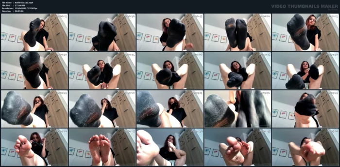 Leaky Socks! - KATHRYNNE FEET GODDESS / MISS KATRIN - MP4