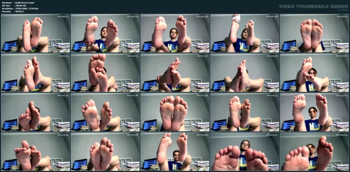 Lotion On Soles! - KATHRYNNE FEET GODDESS / MISS KATRIN - MP4