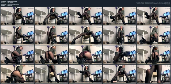 Pantyhose, Heels! - KATHRYNNE FEET GODDESS / MISS KATRIN - MP4