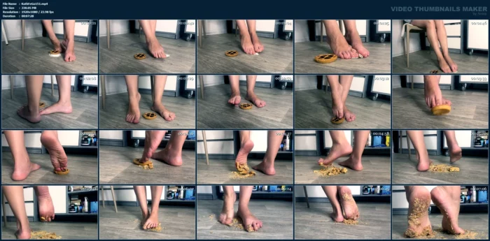 Pie Crush! - KATHRYNNE FEET GODDESS / MISS KATRIN - MP4