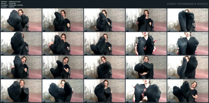Smelly Tights! - KATHRYNNE FEET GODDESS / MISS KATRIN - MP4