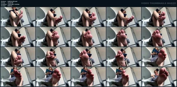 Sniff My Soles! - KATHRYNNE FEET GODDESS / MISS KATRIN - MP4