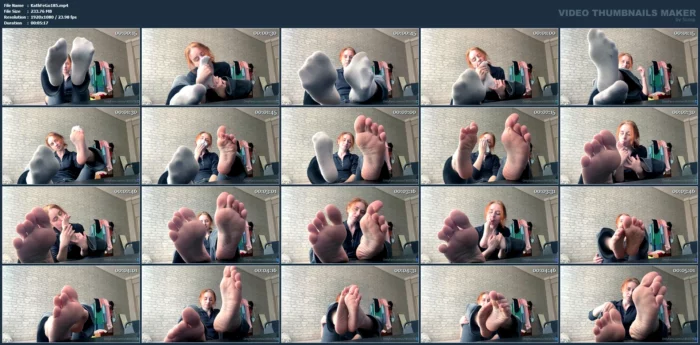 Socks, Feet Worship! 2 - KATHRYNNE FEET GODDESS / MISS KATRIN - MP4
