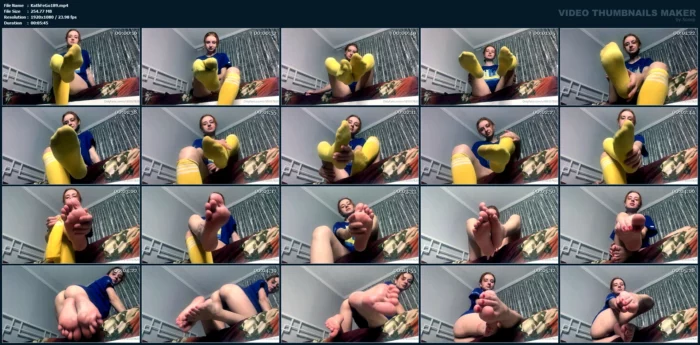 Socks Tease And Removing! - KATHRYNNE FEET GODDESS / MISS KATRIN - MP4