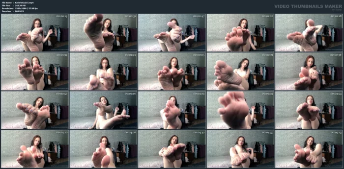 Take Off Your Pants And Start To Play With Your Cock! - KATHRYNNE FEET GODDESS / MISS KATRIN - MP4