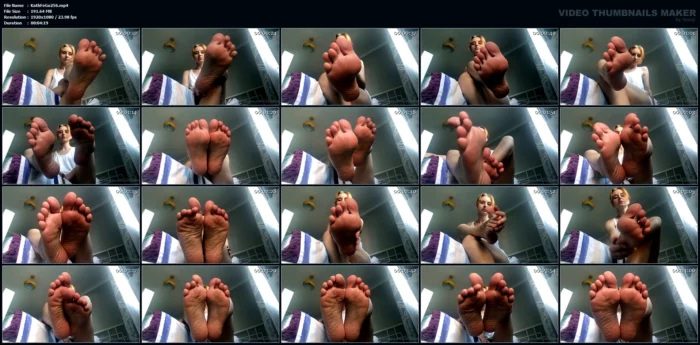 Will You Cum For My Feet? - KATHRYNNE FEET GODDESS / MISS KATRIN - MP4