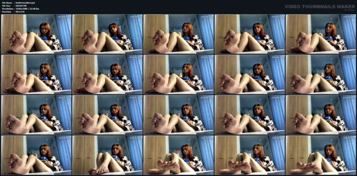 You Can Lick My Dirty Feet While I'm Busy Eating Lunch And Watching A Movie! - KATHRYNNE FEET GODDESS / MISS KATRIN - MP4