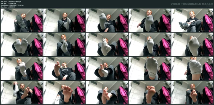 You Have A Chance To Become My New Foot Bitch! - KATHRYNNE FEET GODDESS / MISS KATRIN - MP4