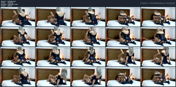 Femdom And Sexy Strapon Homemade Sex - KELLY AERICK / R0XY - MP4
