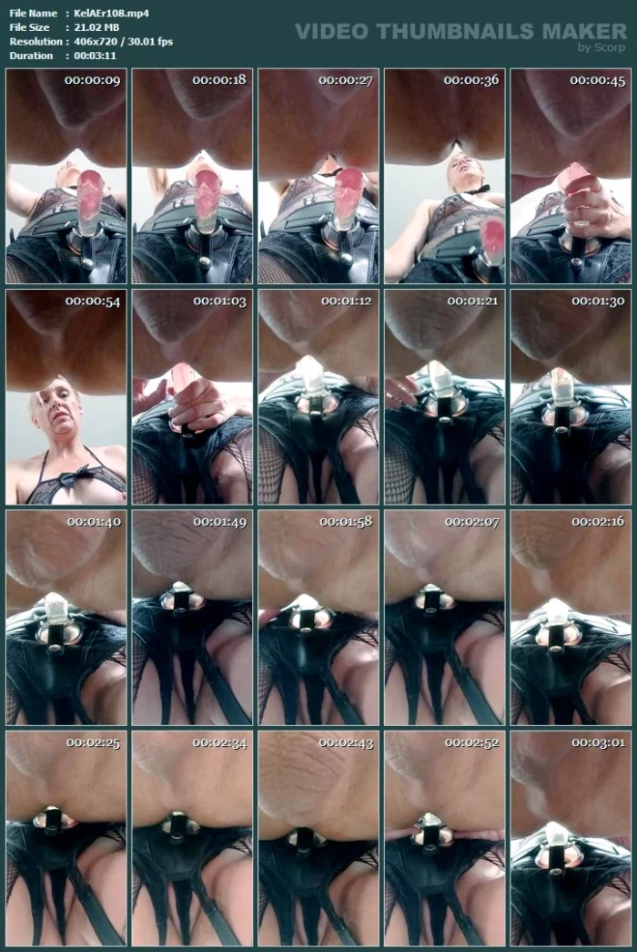 Mistress Inside Husband's Ass - KELLY AERICK / R0XY - MP4