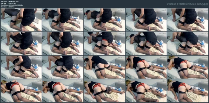 Sofa Pegging Femdom - KELLY AERICK / R0XY - MP4