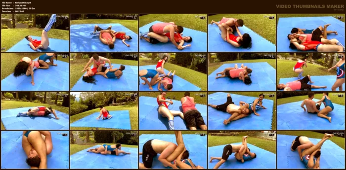Alejandra'm & Claudia Vs David (2 Vs 1) - KINKSPORTS - MP4