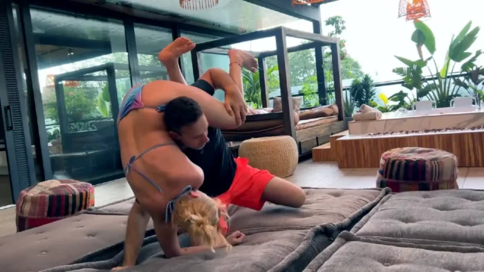 Catherine Vs Kevin - Raw And Unedited - Round 1 - Front Headscissors - KINKSPORTS - MP4