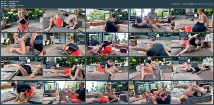 Catherine Vs Kevin - Raw And Unedited - Round 3 - Rear Naked Choke - KINKSPORTS - MP4