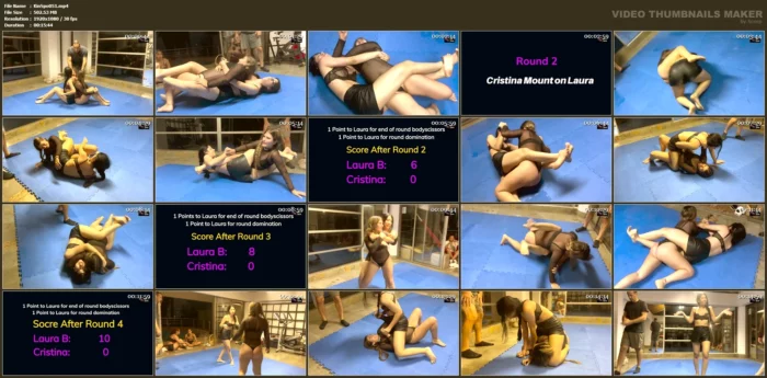 Laura B Vs Cristina - Gymnast Vs Dancer - KINKSPORTS - MP4