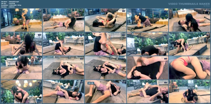 Laura B Vs Kevin Round 4 - Sonya Blade Handstand Grab - KINKSPORTS - MP4