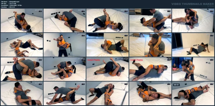 Lina Vs Kevin - Smallest Fighter Takes On The Biggest Fighter Of The Tournament To Start Things Off - KINKSPORTS - MP4